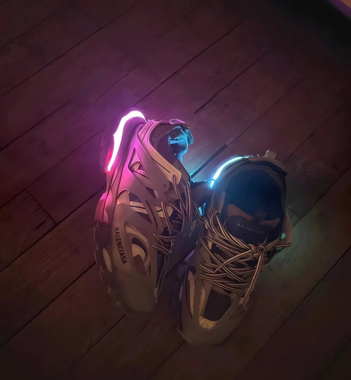 Balenciaga track grey LED